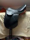 Selle dressage Forestier noire et fauve T.17,5/18P 