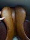 Selle dressage Forestier noire et fauve T.17,5/18P 