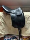 Selle dressage Forestier noire et fauve T.17,5/18P 