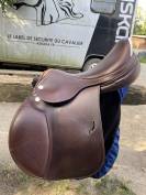Selle Prestige Paris 17"/33 &ndash; Tabac &ndash; Double veau