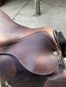 Selle Prestige Paris 17"/33 &ndash; Tabac &ndash; Double veau