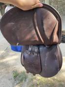 Selle Prestige Paris 17"/33 &ndash; Tabac &ndash; Double veau