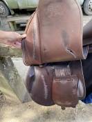 Selle Prestige Paris 17"/33 &ndash; Tabac &ndash; Double veau