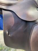 Selle Prestige Paris 17"/33 &ndash; Tabac &ndash; Double veau