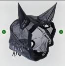Masque anti mouche pour poney