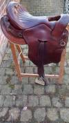 Selle randonn&eacute;e Podium cuir 16'' compl&egrave;te 