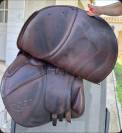 Selle CWD SE01 17,5" &ndash; Excellent &eacute;tat &ndash; Cuir chocolat