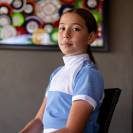 Chemise de concours technique BABY BLUE MESH KIDS - Cavalliera - Manches courtes
