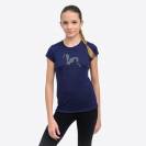 T-shirt &eacute;quitation enfant &agrave; manches courtes Sparkle - Cavalliera