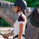 Chemise de concours SIMPLY DAME - Cavalliera - Manches courtes