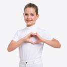 Chemise de concours enfant ILOVE CRYSTAL - Cavalliera - Tissu technique