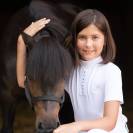 Chemise de concours enfant ILOVE CRYSTAL - Cavalliera - Tissu technique