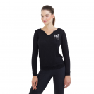 Sweater loose fit V-neck - Cavalliera - Viscose l&eacute;ger