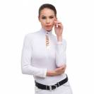 Chemise de concours manches longues ROSE GOLD - Cavalliera - Tissu respirant