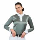 Chemise de concours DUSTY GREEN - Cavalliera - Satin soyeux