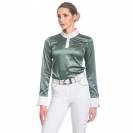 Chemise de concours DUSTY GREEN - Cavalliera - Satin soyeux
