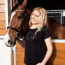 T-Shirt Technique ROSE GOLD - Cavalliera - Coton doux