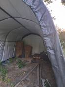 ABRI CHEVAUX TUNNEL STOCKAGE