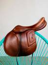 Selle Renaissance doublee veau 18 pouces