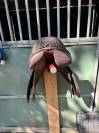 Selle norton marron synth&eacute;tique et cuir