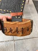 Selle western en cuir grav&eacute;e &ndash; Tr&egrave;s bel &eacute;tat