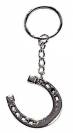 Porte-cl&eacute;s assortis en m&eacute;tal - HKM - &Eacute;trier, Mors, Fer &agrave; cheval