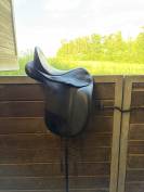 Selle de dressage Bates Isabell Werth en cuir noir, tai