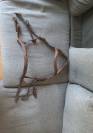 Filet anatomique cuir marron, taille CS