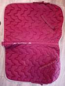 &nbsp;Tapis de selle bordeaux 