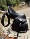 Selle &Eacute;quipe  mixte avec sangle et &eacute;trivi&egrave;res