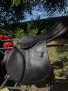 Selle &eacute;quipe Expression 17,5" - cuir - quartiers