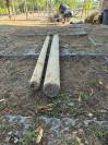 VENTE LOT PIQUETS CL&Ocirc;TURE CHEVAUX DIAM&Egrave;TRE 8 ET 12cmX2m