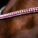 Frontal Beads en perles et strass - IMPERIAL RIDING - Rose