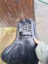 Sangle courte forestier cuir noir