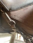 Selle randonn&eacute;e style western Fouganza Escape marron 