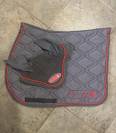 Selleria Equipe Jumping Saddle Pad & Fly Bonnet Set