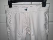 Animo Swarovski Crystal Competition Breeches &ndash; White