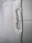 Animo Swarovski Crystal Competition Breeches &ndash; White