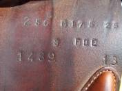 Selle Butet Doubl&eacute;e Veau 17'5