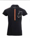 Horseware.  Navy S/S Polo Shirt pour des femmes