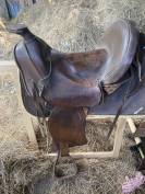 Selle western taille cob 