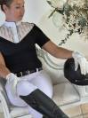 Polo de concours Pr&eacute;cieuse - La Cavalerie - Dentelle italienne