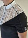 Polo de concours Pr&eacute;cieuse - La Cavalerie - Dentelle italienne
