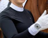 Polo de concours manches longues Amilara - QHP - Tissu technique extensible