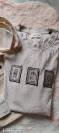 Ensemble Mut&eacute;moi - Tee-shirt  Le bonheur et sac &agrave; carottes