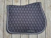 TAPIS EQUITATION NOIR AVEC STRASS DECATHLON