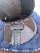 selle fouganza romeo cuir marron 