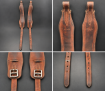&Eacute;trivi&egrave;res CWD en cuir marron &ndash; Taille M &ndash; Paire