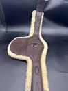 Sangle bavette d&rsquo;&eacute;quitation marron 135 cm
