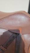 Selle cuir marron mixte 17,5" vendue avec accessoires 